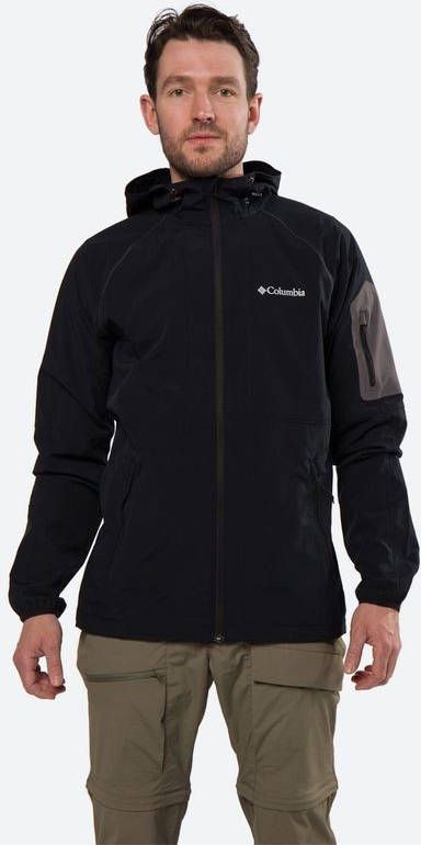 Columbia Tall Heights Hooded Softshell Jas Zwart