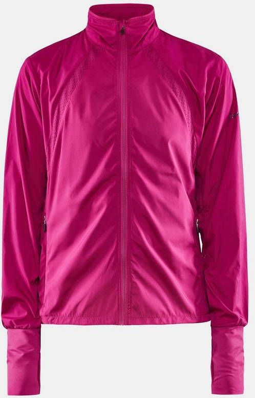 Craft Adv Essence Wind Jacket W Windstopper Roze