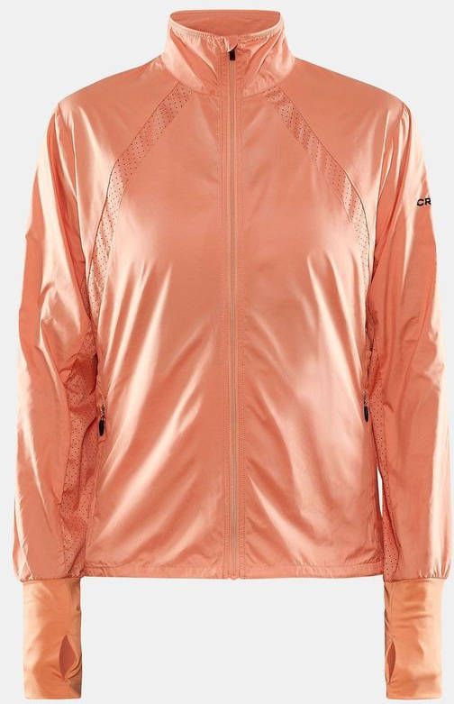 Craft Adv Essence Wind Jacket W Windstopper Roze