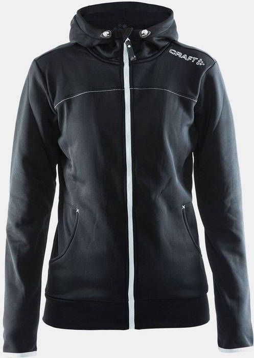 Craft Leisure Full Zip Hood Vest Dames Zwart