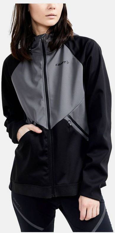 Craft Glide Hood Jacket Dames Zwart