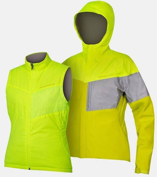 Endura Multifunctioneel damesjack Urban Luminite 3 in 1 II,, Regenjas, Re