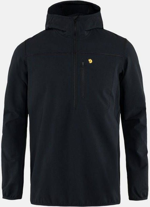 Fjä, llrä, ven Bergtagen Stretch Anorak Zwart