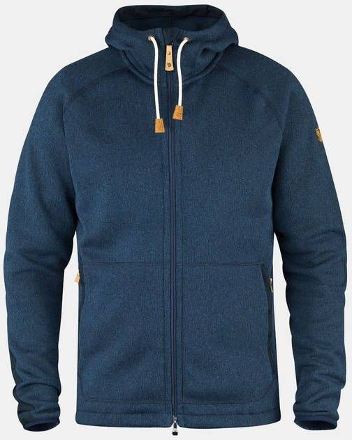 Fj&#xE4, llr&#xE4, ven &#xD6, vik Fleece Hoodie Vest Marineblauw