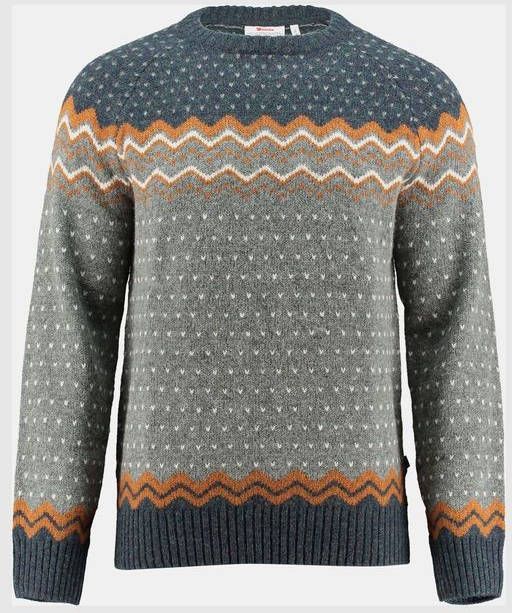 Fj&#xE4, llr&#xE4, ven &#xD6, vik Knit Noorse Trui Middenbruin