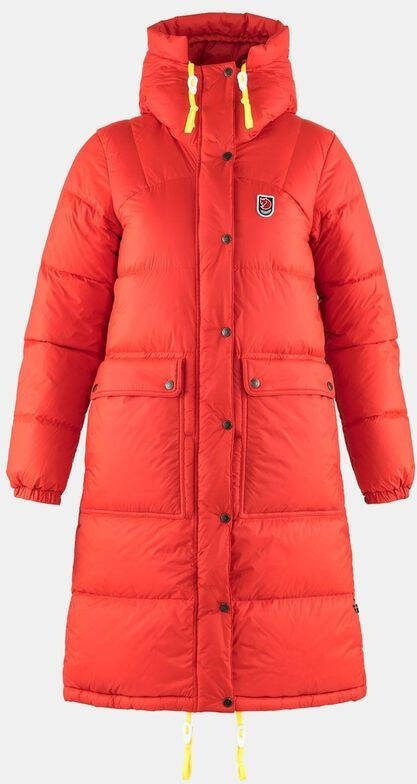 Fjä, llrä, ven Expedition Long Down Parka Dames Rood