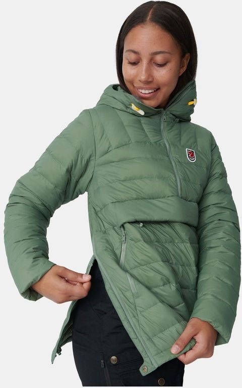 Fjä, llrä, ven Expedition Pack Down Anorak Dames Groen