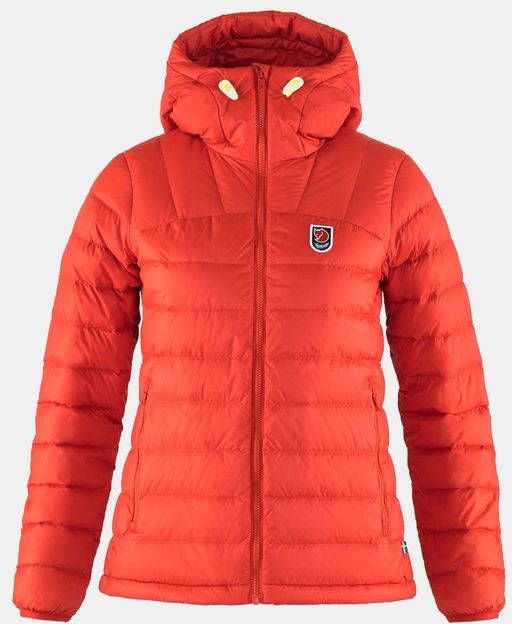 Fjä, llrä, ven Expedition Pack Down Hoodie Jas Dames Rood