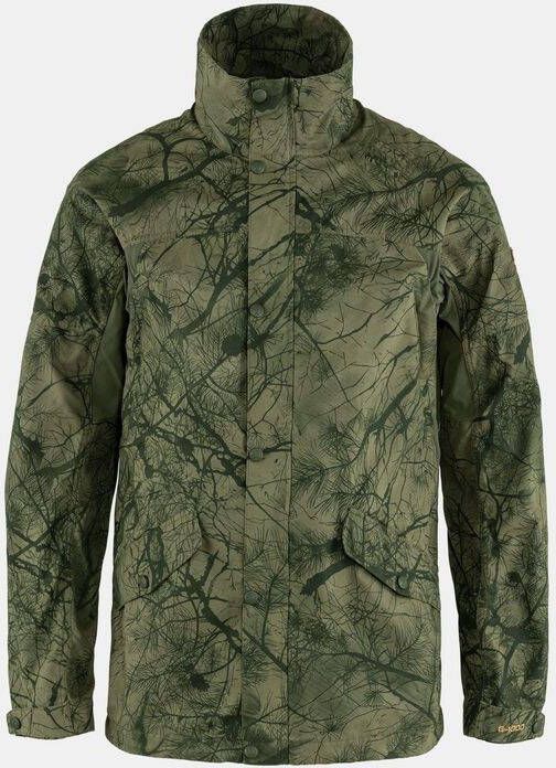 Fjä, llrä, ven Forest Hybrid Jas Ass. Camouflage/Donkergroen