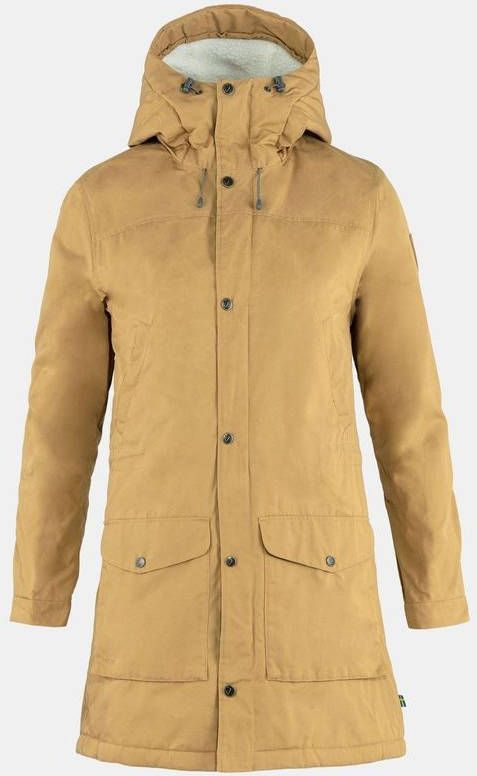 Fj&#xE4, llr&#xE4, ven Greenland Winter Parka Dames Zandbruin
