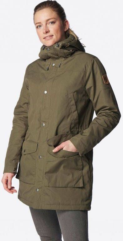 Fj&#xE4, llr&#xE4, ven Greenland Winter Parka Dames Donkergroen