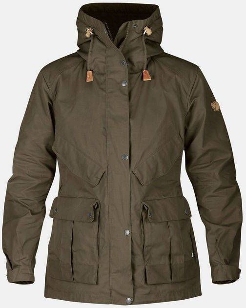 Fjällräven Jacket No.68 Jas Dames Donkerkaki