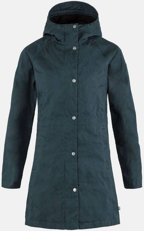 Fjä, llrä, ven Karla Hydratic Hardshell Jas Dames Blauw