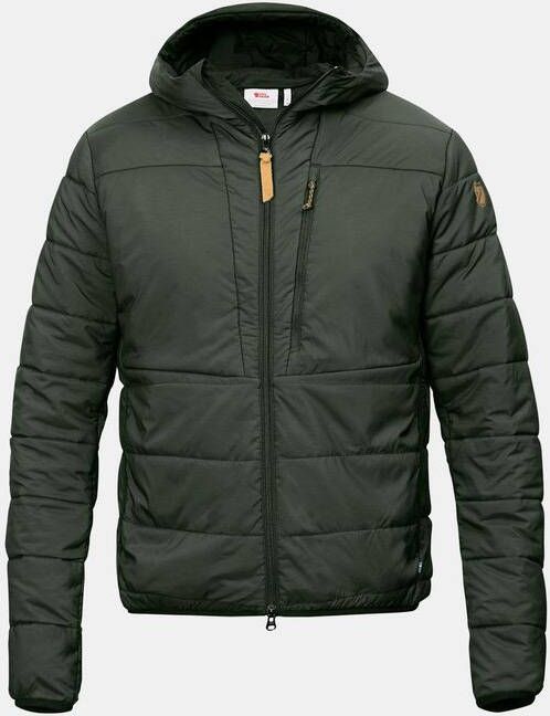Fjä, llrä, ven Keb Padded Hoodie Jas Donkerkaki