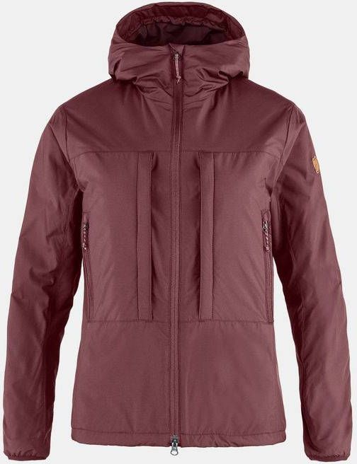 Fjä, llrä, ven Keb Wool Gevoerde Jas Dames Paars