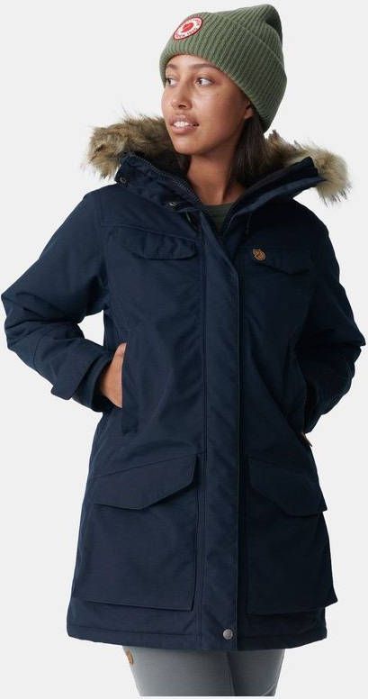 Fj&#xE4, llr&#xE4, ven Nuuk Parka Dames Blauw