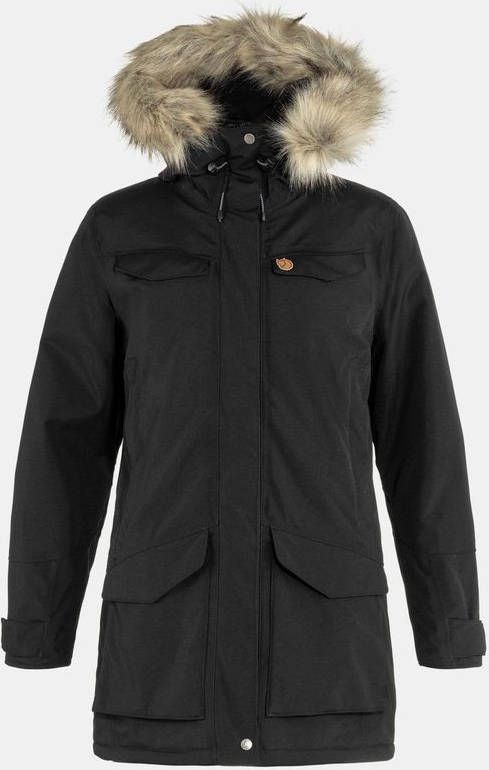Fj&#xE4, llr&#xE4, ven Nuuk Parka Dames Zwart