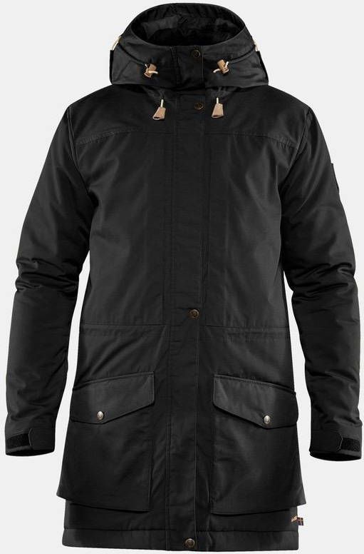 Fjällräven Fjallraven Winterjassen Singi Wool Padded Parka Zwart