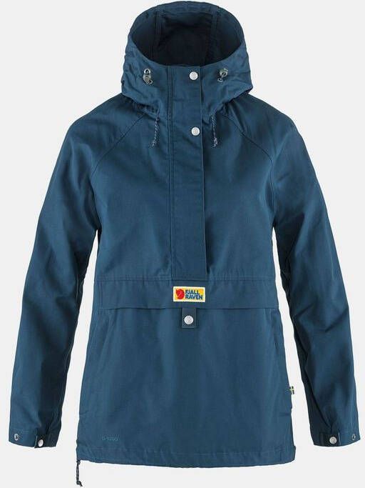 Fjä, llrä, ven Vardag Anorak Jas Dames Blauw/Middenblauw