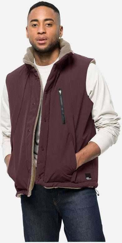 Jack Wolfskin Alex Vest Reversible Bodywarmer Paars