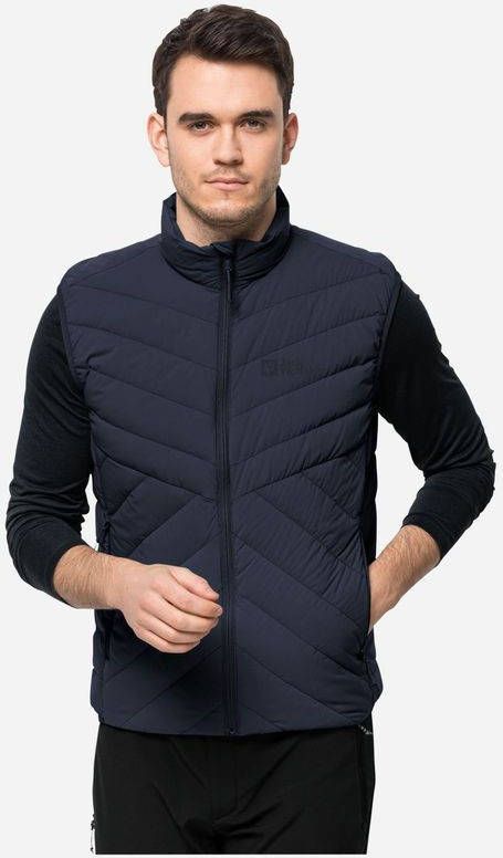 Jack Wolfskin Athletic Dons Vest Bodywarmer Blauw