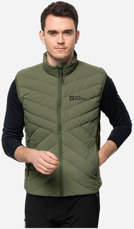 Jack Wolfskin Athletic Dons Vest Bodywarmer Groen