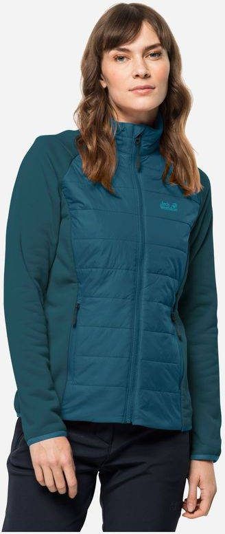 Jack Wolfskin Bergland Hybride Dames Jas Blauw