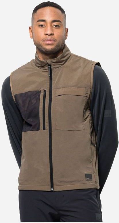 Jack Wolfskin Bike Commute Ins Vest M Bruin