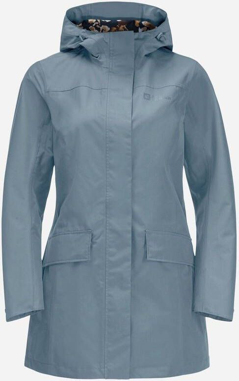 Jack Wolfskin Cape York Paradise Coat Parka Dames Blauw