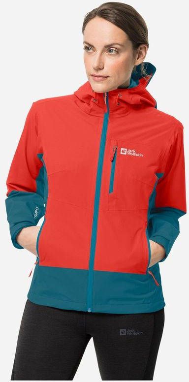Jack Wolfskin Eagle Peak Dames Jas Roze