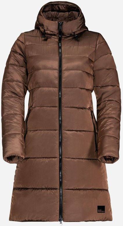 Jack Wolfskin Eisbach Dames Jas Bruin