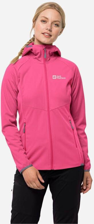 Jack Wolfskin Go Hike Softshell Jas Dames Roze