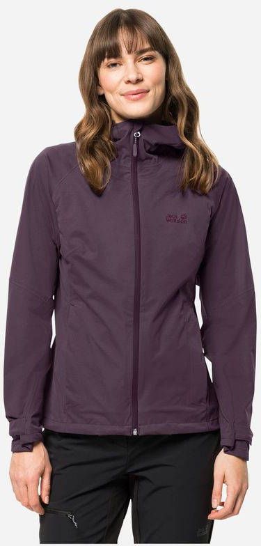 Jack Wolfskin Highest Heak Hardshell Jas Dames Paars