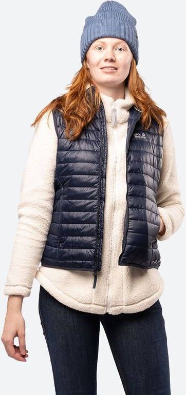 Jack Wolfskin JWP Isolatie Bodywarmer Dames Donkerblauw/Blauw