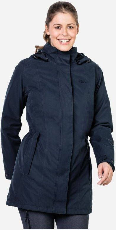 Jack Wolfskin Madison Avenue Parka Dames Marineblauw