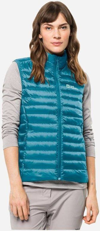Jack Wolfskin Pack & Go Down Bodywarmer Dames Blauw