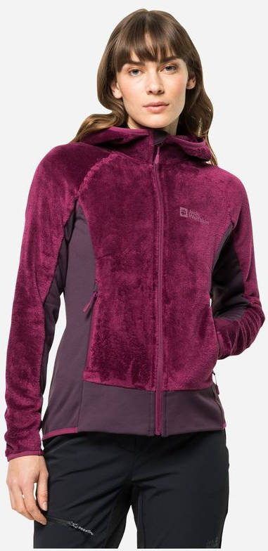 Jack Wolfskin Fleecejack ROTWAND HOODED FZ