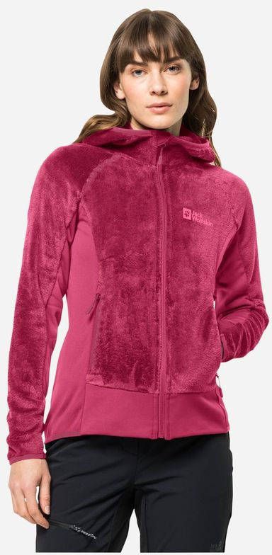 Jack Wolfskin Fleecejack ROTWAND HOODED FZ W