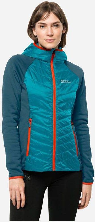 Jack Wolfskin Routeburn Pro Hybride Jas Blauw