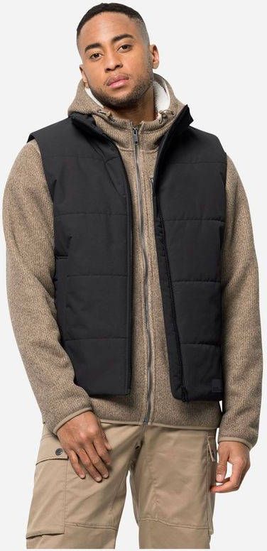Jack Wolfskin White Frost Vest Bodywarmer Zwart