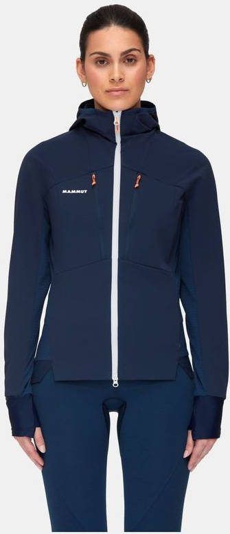 mammut Aenergy 160 Years So Hybride Hooded Dames Jas Blauw