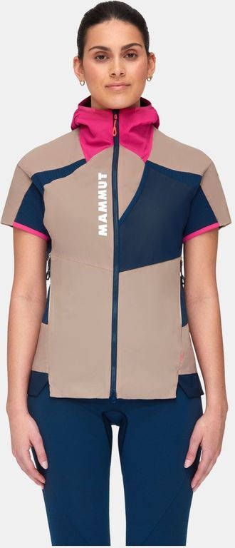 mammut Aenergy Gevoerde Hybride Hooded Dames Vest Bruin