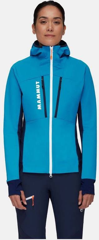 mammut Aenergy So Hybrid Hooded Jacket Women Blauw