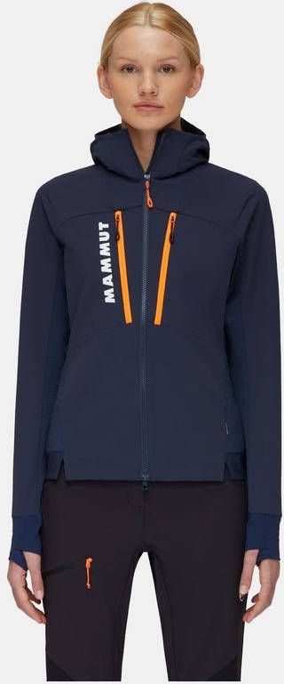 mammut Aenergy So Hybrid Hooded Jacket Women Blauw