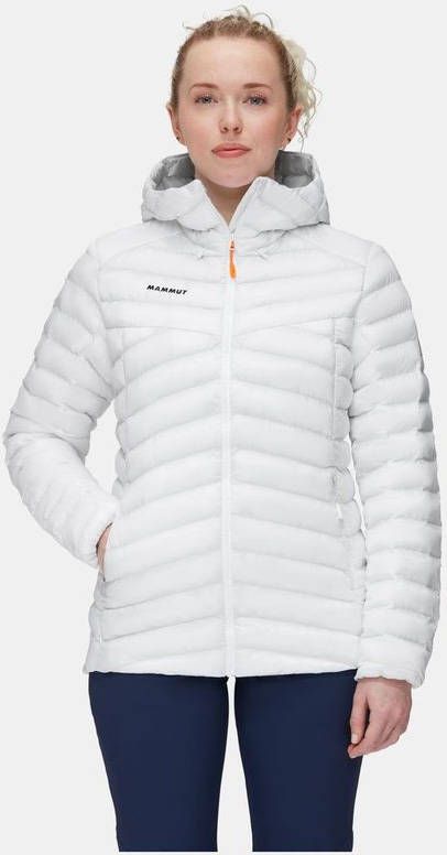 mammut Albula Gevoerde Hooded Dames Jas Wit