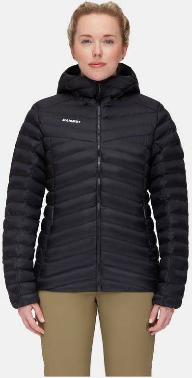 mammut Albula Gevoerde Hooded Dames Jas Zwart