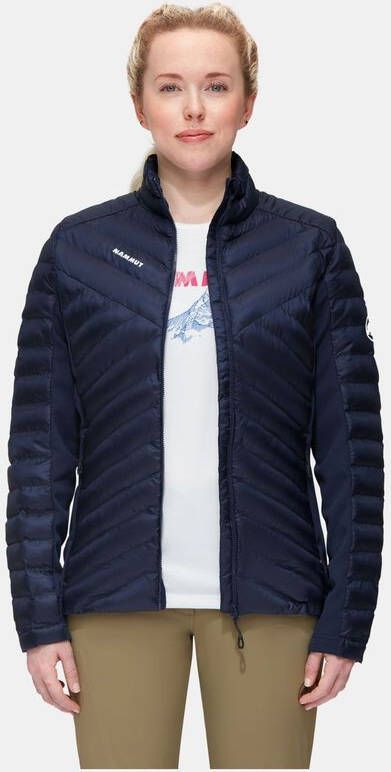 mammut Albula Gevoerde Hybride Dames Jas Blauw