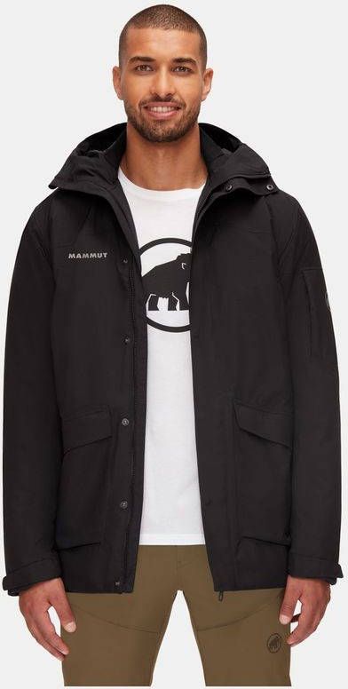 mammut Chamuera Hs Thermo Hooded Parka Zwart