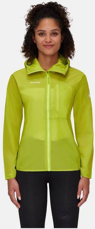 mammut Kento Light HS Hooded Jacket WMS Hardshell Jas Dames Groen
