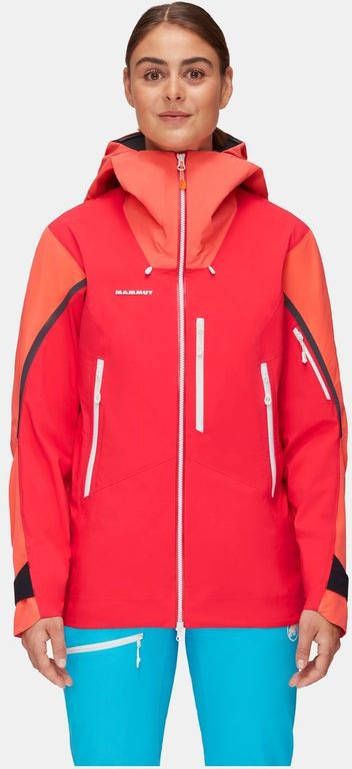 mammut Nordwand Pro HS Hooded Jas Dames Rood